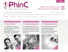 Tablet Screenshot of phinc-development.com